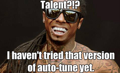 'I haven't tried that version of auto-tune yet'